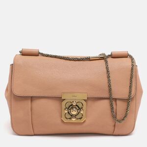 Chlo&eacute; Elsie Medium Pink Leather Shoulder Bags
